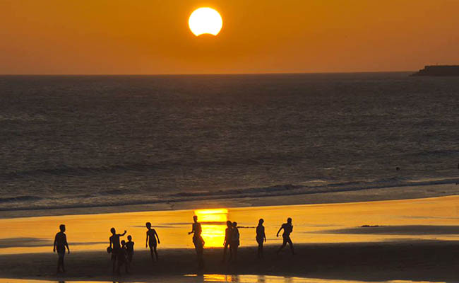 En las playas de Conil con niños