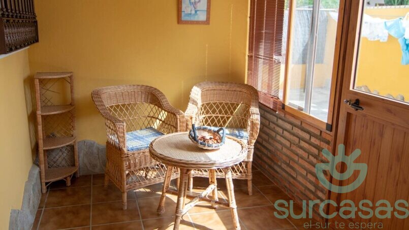 Chalet Chiky Conil Porche cerrado